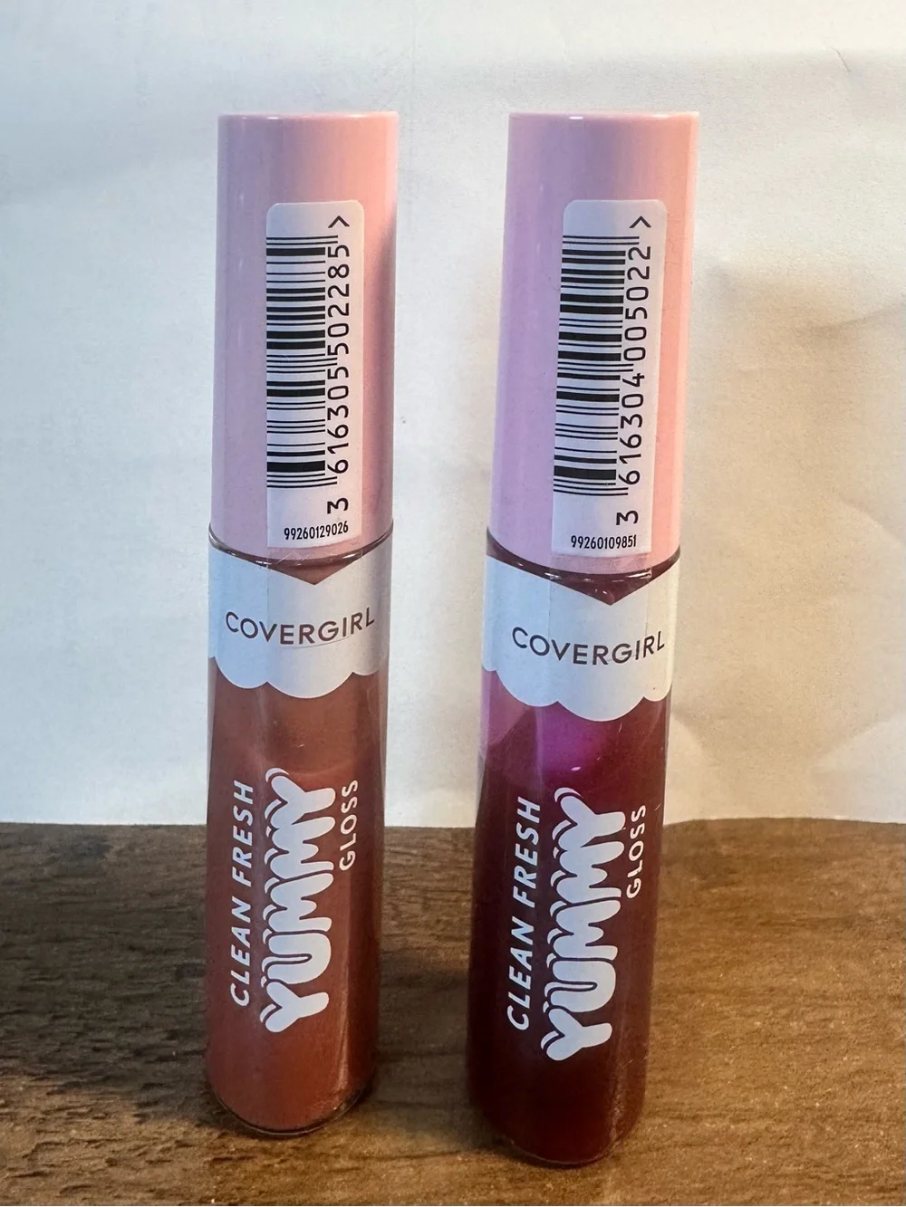 Covergirl Clean Fresh Yummy Gloss 300 Acai You Later & 140 Sunset Skies ~Sealed